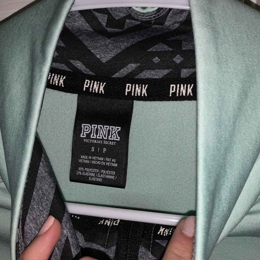 Pink half zip up jacket - Picture 2 of 2